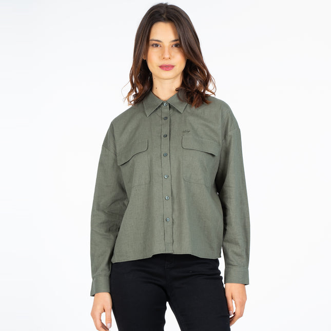 BLUSA ELLUS OVERSIZE LINEN COTTON