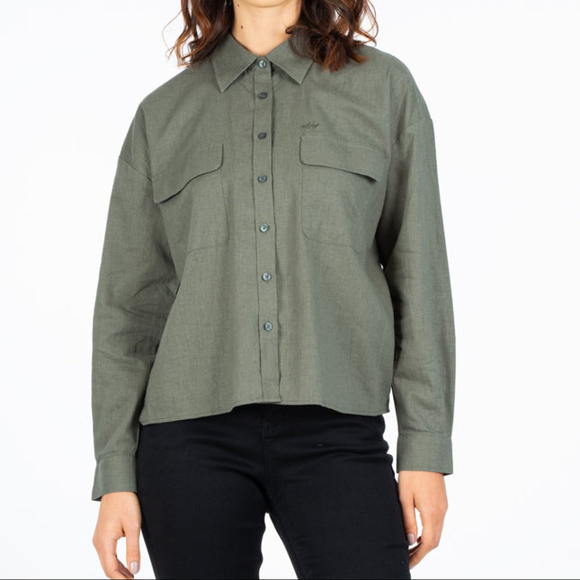 BLUSA ELLUS OVERSIZE LINEN COTTON