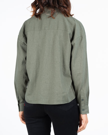 BLUSA ELLUS OVERSIZE LINEN COTTON