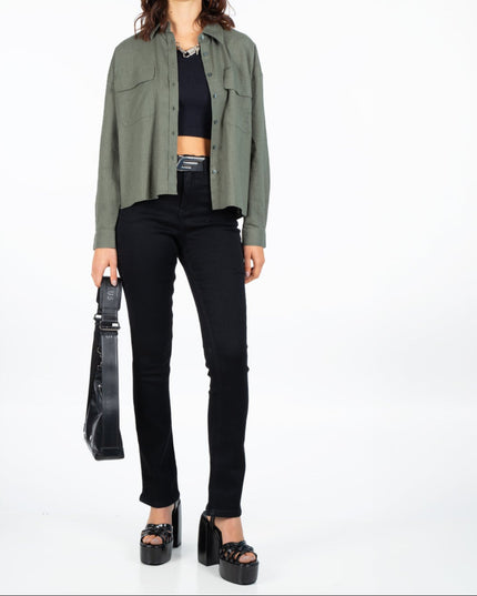 BLUSA ELLUS OVERSIZE LINEN COTTON