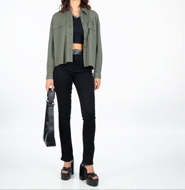 BLUSA ELLUS OVERSIZE LINEN COTTON