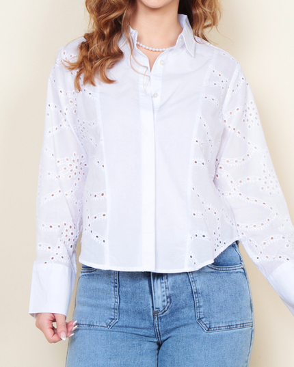 BLUSA WADOS M/L SCHIFFLI