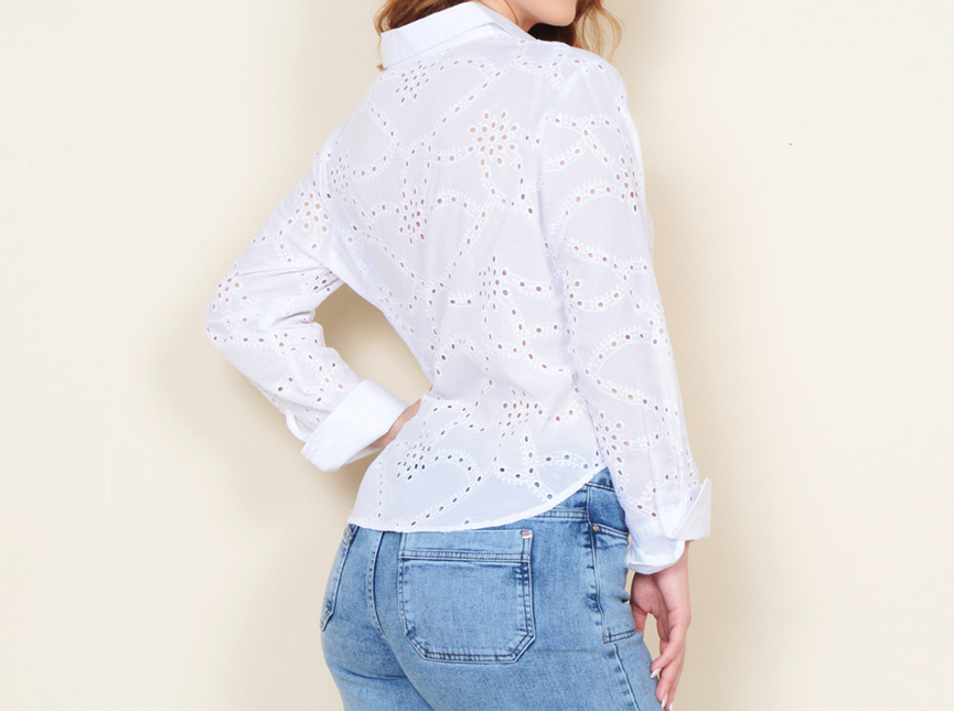 BLUSA WADOS M/L SCHIFFLI