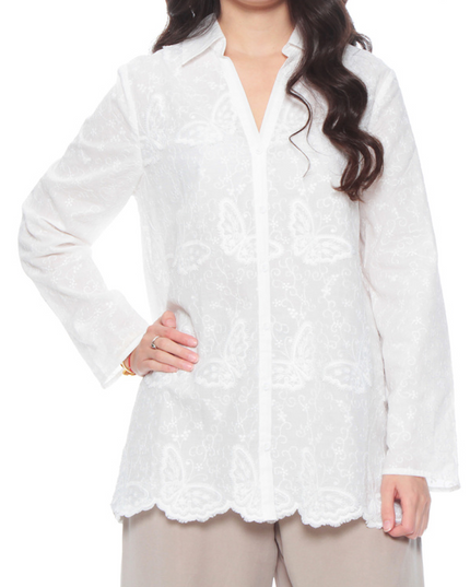 BLUSA WADOS M/L EMBROIDERY