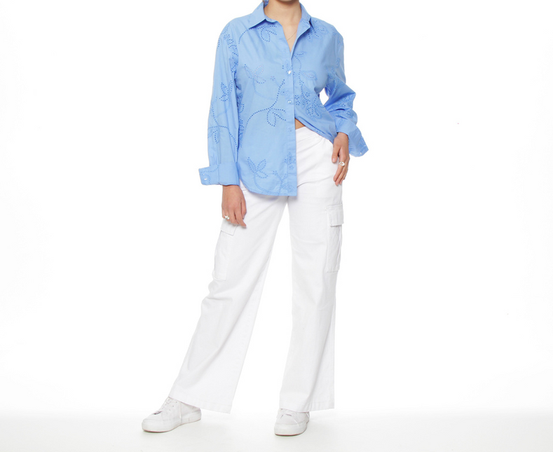 BLUSA WADOS M/L EMBROIDERY