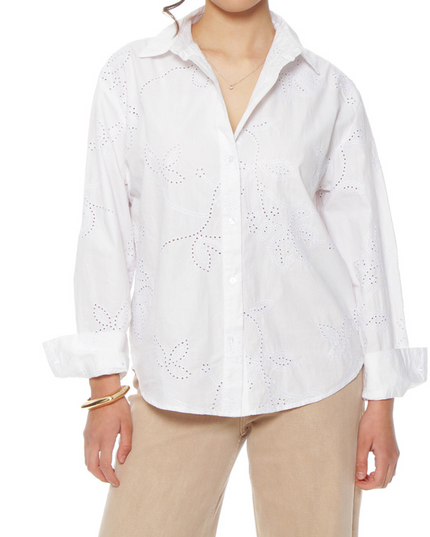 Accesorio WADOS blusa wados m/l embroidery en color blanco