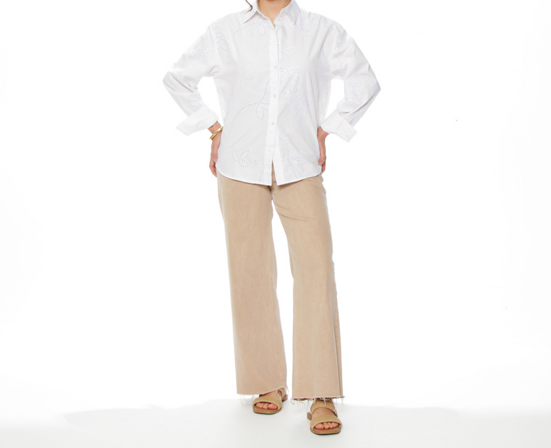 BLUSA WADOS M/L EMBROIDERY