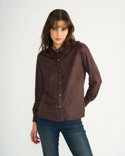 BLUSA ELLUS M/L SUEDE - MAWI