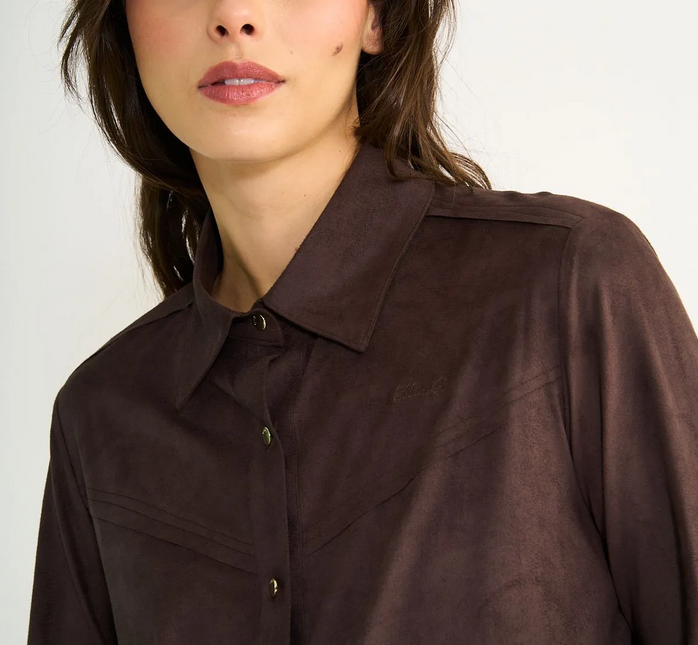 BLUSA ELLUS M/L SUEDE