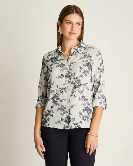 Prenda LORENZO DI PONTTI Blusa Lorenzo Di Pontti en color azul.