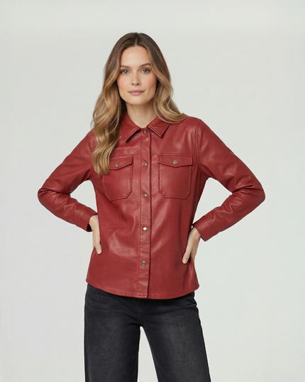 CAMISA LINEATRE LINEATRE en color burdeos