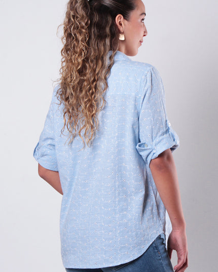 BLUSA WADOS M 3/4 BRODERY