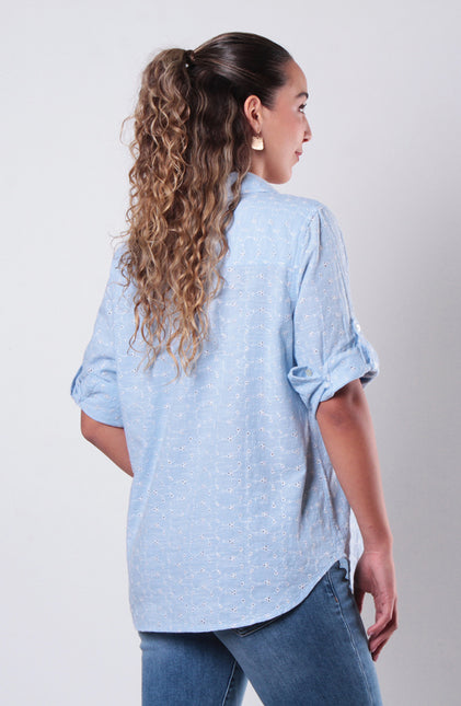 BLUSA WADOS M 3/4 BRODERY