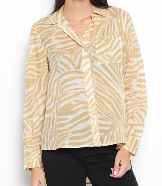Blusa Wados M/L Est en color khaki