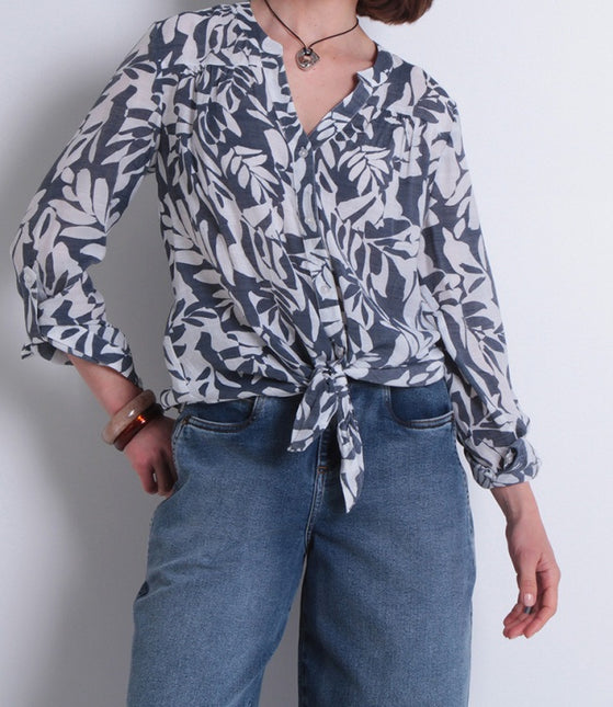 Blusa Wados M/L Est en color azul