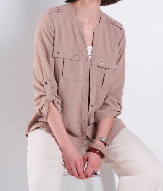 Blusa Wados M/L Solid en color hueso
