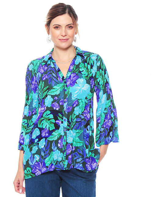 BLUSA WADOS PLISADA 3/4