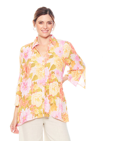 BLUSA WADOS PLISADA 3/4