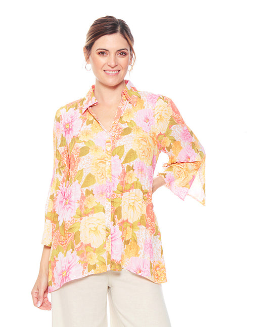 BLUSA WADOS PLISADA 3/4