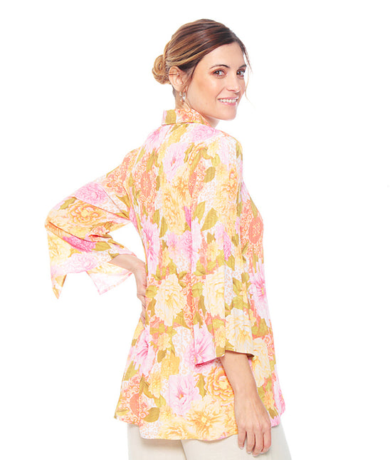 BLUSA WADOS PLISADA 3/4
