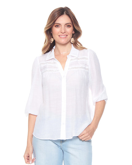 BLUSA WADOS M 3/4 SOLID