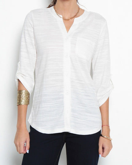 BLUSA WADOS M 3/4 SOLID