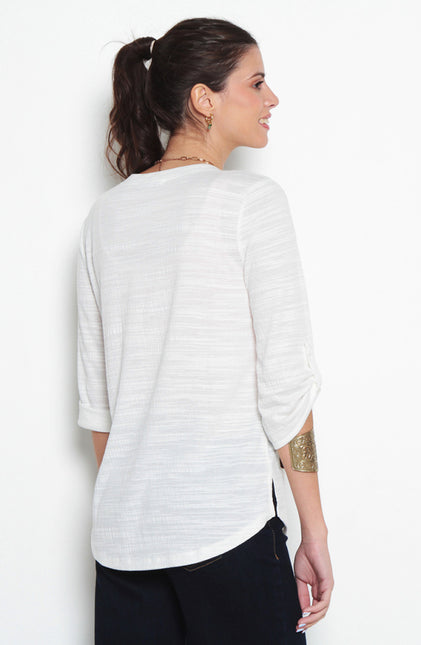 BLUSA WADOS M 3/4 SOLID