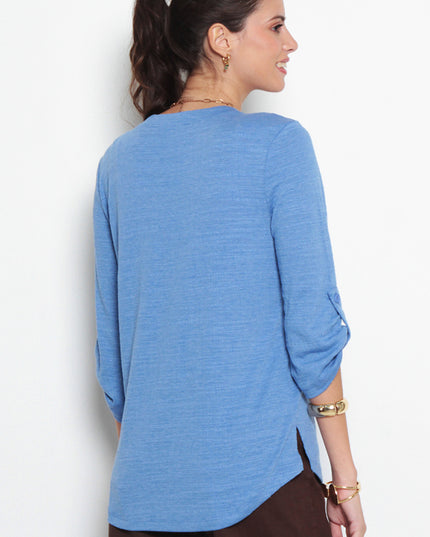 BLUSA WADOS M 3/4 SOLID