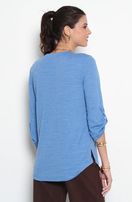 BLUSA WADOS M 3/4 SOLID