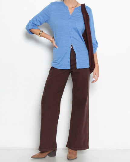 BLUSA WADOS M 3/4 SOLID