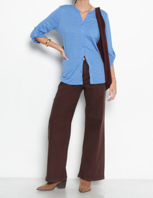 BLUSA WADOS M 3/4 SOLID