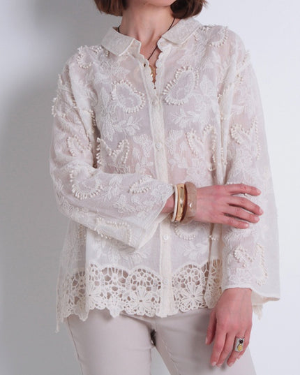 BLUSA WADOS M 3/4 BRODERY