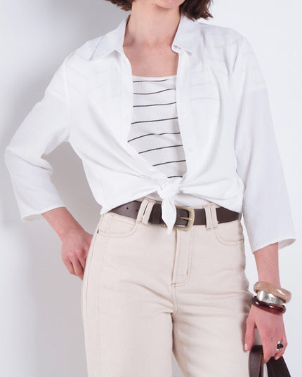 BLUSA WADOS M 3/4 SOLID