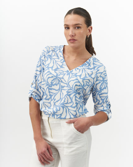 BLUSA GIVE V ESTAMPADA M.3.4
