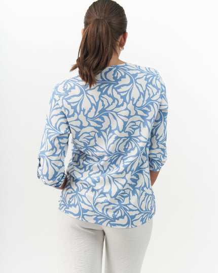 BLUSA GIVE V ESTAMPADA M.3.4