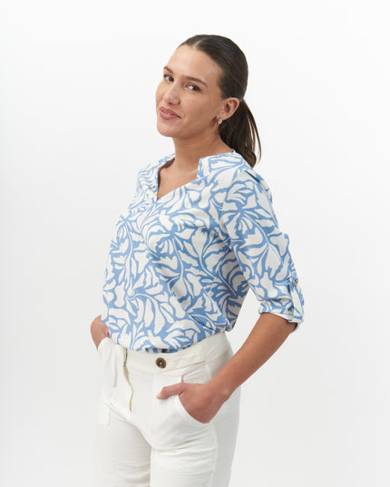BLUSA GIVE V ESTAMPADA M.3.4