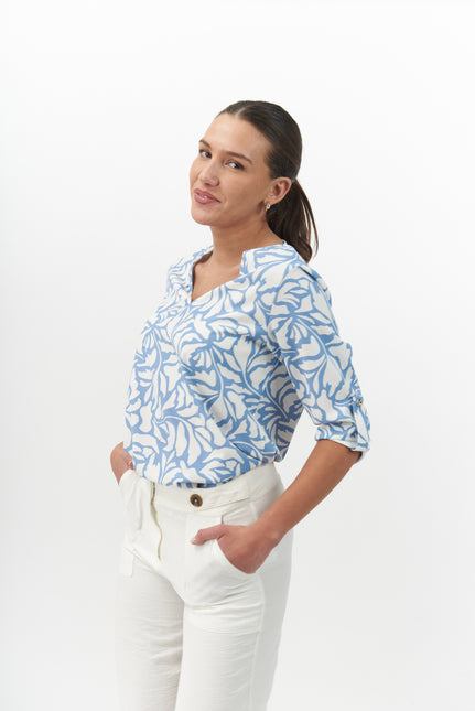 BLUSA GIVE V ESTAMPADA M.3.4