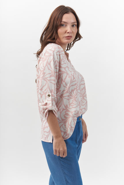 BLUSA GIVE V ESTAMPADA M.3.4