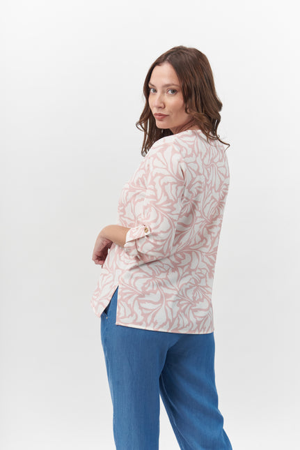 BLUSA GIVE V ESTAMPADA M.3.4