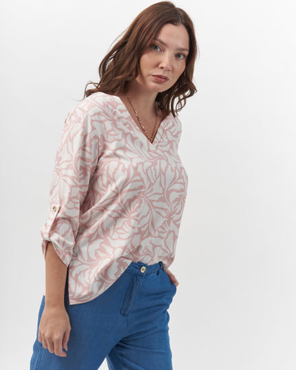BLUSA GIVE V ESTAMPADA M.3.4