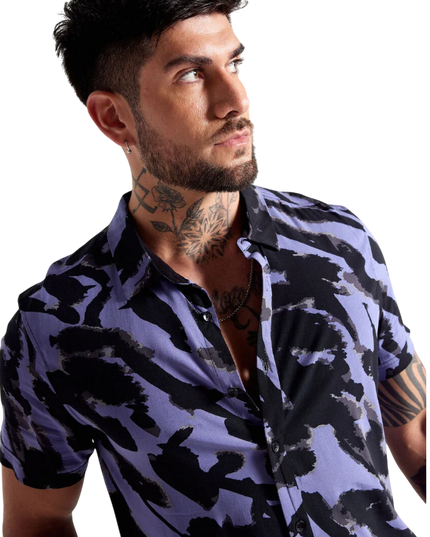 CAMISA J.J.O FULL PRINT PINCELAZOS