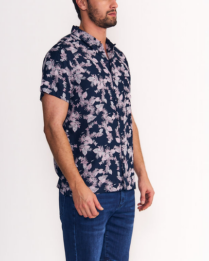 CAMISA ELLUS SURF GUAYABERA PLAIN ANDROMEDA