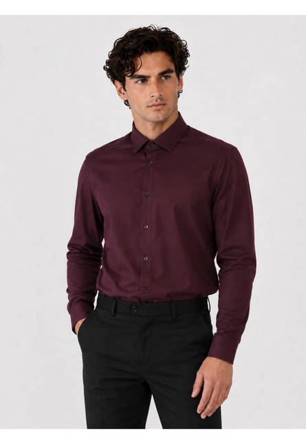 Camisa ARROW Formal Arrow en color burdeo