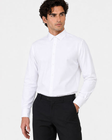 Camisa formal Arrow en color blanco