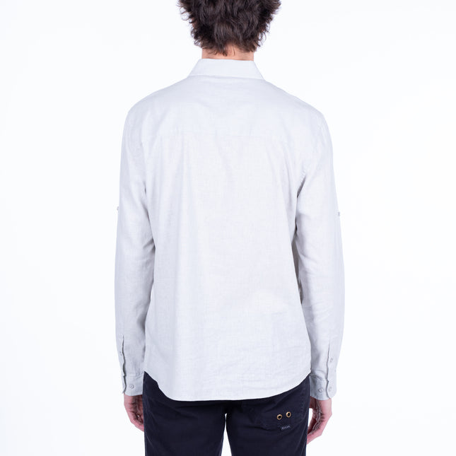 CAMISA ELLUS LINEN COTTON TRABA EN MANGA K