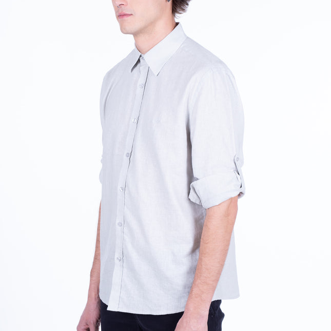 CAMISA ELLUS LINEN COTTON TRABA EN MANGA K