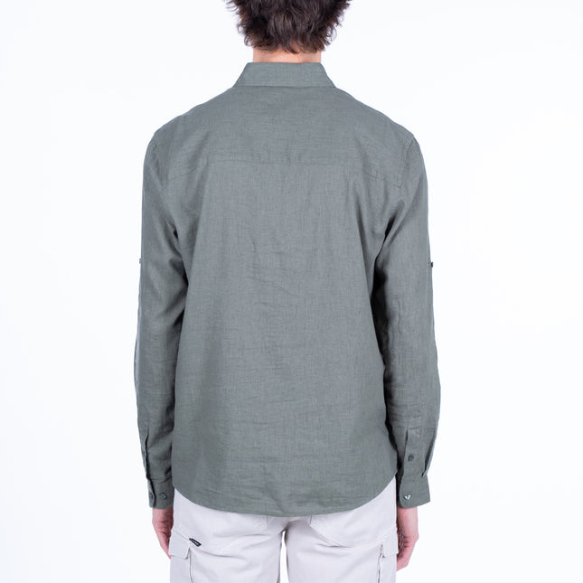 CAMISA ELLUS LINEN COTTON TRABA EN MANGA