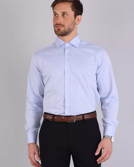 CAMISA VAN HEUSEN SIN BOLSILLO LMG 33 - 34