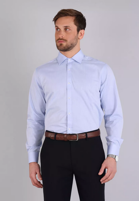 CAMISA VAN HEUSEN SIN BOLSILLO LMG 33 - 34
