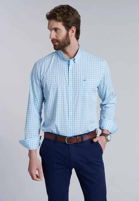 CAMISA HOMBRE FEROUCH CHECK BAHAMAS SC